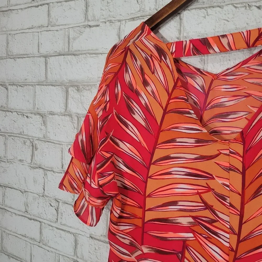 Apt 9 colorful short sleeve top